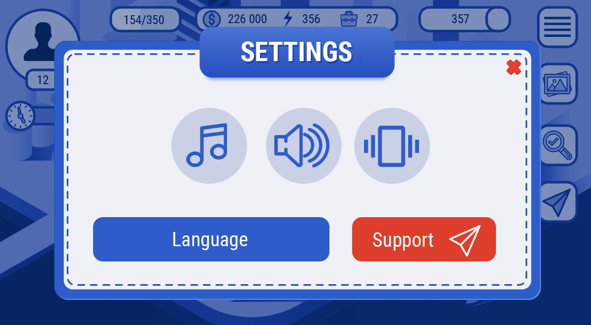 contact support button